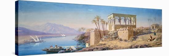 Philae, Egypt, 1863-Charles Emile De Tournemine-Stretched Canvas