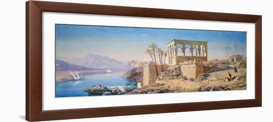 Philae, Egypt, 1863-Charles Emile De Tournemine-Framed Giclee Print