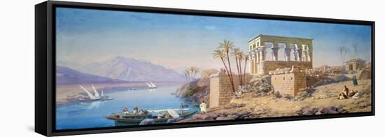 Philae, Egypt, 1863-Charles Emile De Tournemine-Framed Stretched Canvas