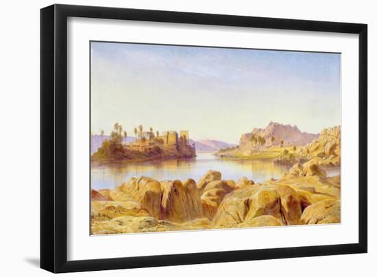Philae, Egypt, 1863-Edward Lear-Framed Giclee Print