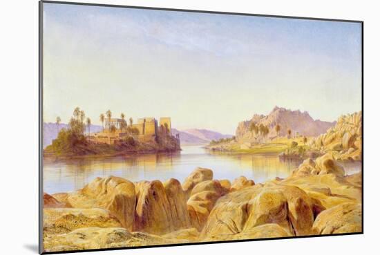 Philae, Egypt, 1863-Edward Lear-Mounted Giclee Print