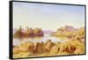 Philae, Egypt, 1863-Edward Lear-Framed Stretched Canvas