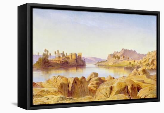 Philae, Egypt, 1863-Edward Lear-Framed Stretched Canvas