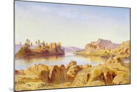 Philae, Egypt, 1863-Edward Lear-Mounted Giclee Print