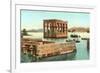 Philae Kiosk at Floodtide-null-Framed Premium Giclee Print