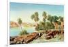 Philae on the Nile-Edward Lear-Framed Giclee Print