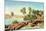 Philae on the Nile-Edward Lear-Mounted Giclee Print