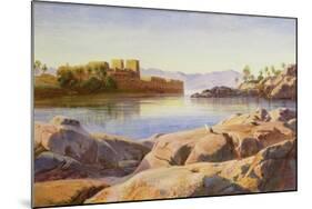 Philae on the Nile-Edward Lear-Mounted Giclee Print