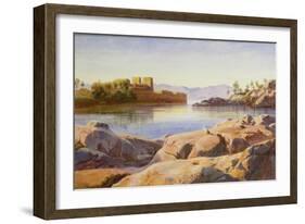 Philae on the Nile-Edward Lear-Framed Giclee Print