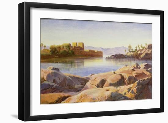 Philae on the Nile-Edward Lear-Framed Giclee Print