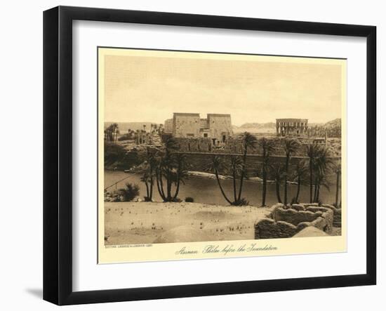 Philae Temple at Aswan-null-Framed Art Print