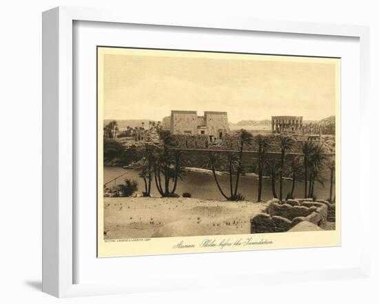 Philae Temple at Aswan-null-Framed Art Print