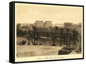 Philae Temple at Aswan-null-Framed Stretched Canvas