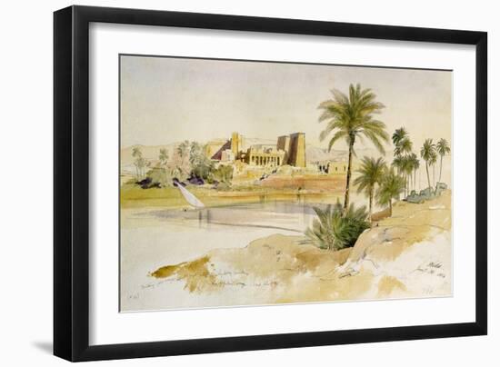 Philae-Edward Lear-Framed Giclee Print