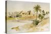 Philae-Edward Lear-Stretched Canvas