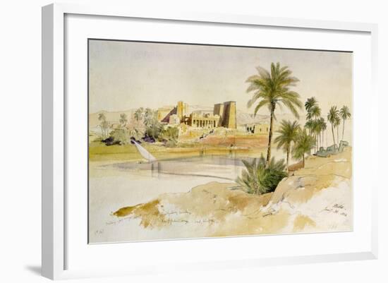 Philae-Edward Lear-Framed Giclee Print