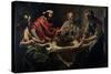 Philemon and Baucis Entertaining Jupiter and Mercury, C.1615-25-Abraham Janssens Van Nuyssen-Stretched Canvas