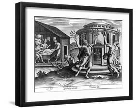 Philemon and Baucis, from an Edition of the Metamorphoses of Ovid, Published in Paris in 1619-Jean Matheus-Framed Giclee Print