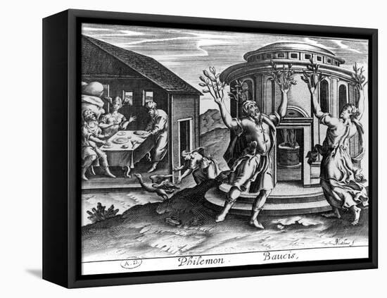 Philemon and Baucis, from an Edition of the Metamorphoses of Ovid, Published in Paris in 1619-Jean Matheus-Framed Stretched Canvas