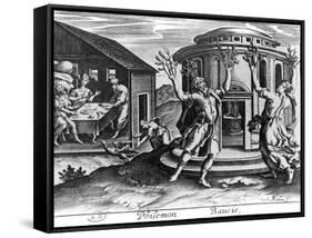 Philemon and Baucis, from an Edition of the Metamorphoses of Ovid, Published in Paris in 1619-Jean Matheus-Framed Stretched Canvas