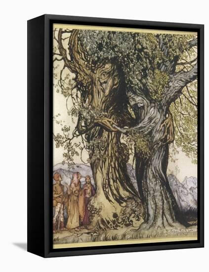 Philemon and Baucis-Arthur Rackham-Framed Stretched Canvas