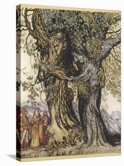 Philemon and Baucis-Arthur Rackham-Stretched Canvas