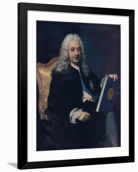 'Philibert Orry de Vignory', c1737-Maurice-quentin De La Tour-Framed Giclee Print