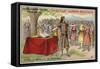 Philip Augustus, King of France, after the Battle of Bouvines-null-Framed Stretched Canvas