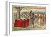 Philip Augustus, King of France, after the Battle of Bouvines-null-Framed Giclee Print