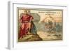 Philip Augustus, King of France, and the Battle of Bouvines, 1214-null-Framed Giclee Print