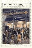 Arrival of a Theatre Train at Victoria Station, London-Philip Dadd-Mounted Giclee Print