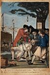 The Bostonian's Paying the Excise Man or Tarring and Feathering (Fowble 93), 1774-Philip Dawe-Stretched Canvas