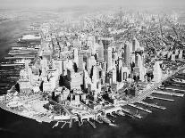 Manhattan from the Air with River Site-Philip Gendreau-Photographic Print