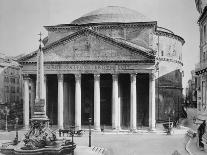 Pantheon and Obelisk Fountain in Piazza Della Rotonda-Philip Gendreau-Photographic Print