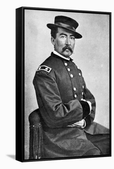 Philip Henry Sheridan, American Soldier, C1860S-Matthew Brady-Framed Stretched Canvas