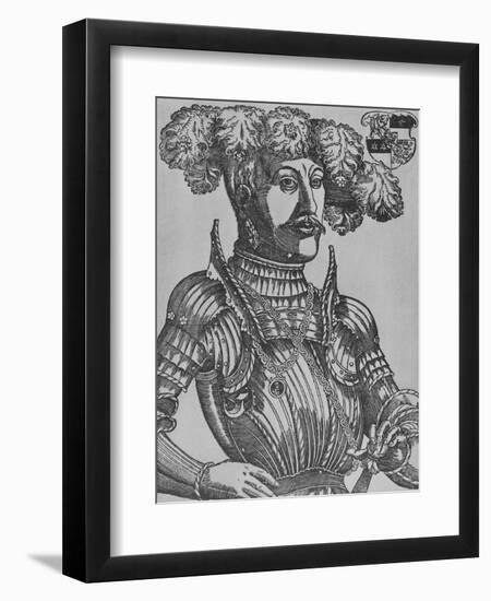 Philip I, Landgrave of Hesse (Woodcut)-German-Framed Premium Giclee Print