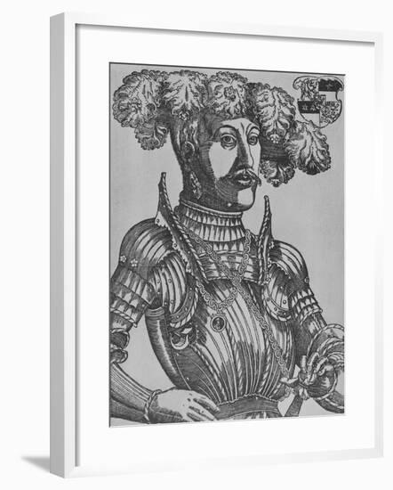 Philip I, Landgrave of Hesse (Woodcut)-German-Framed Giclee Print