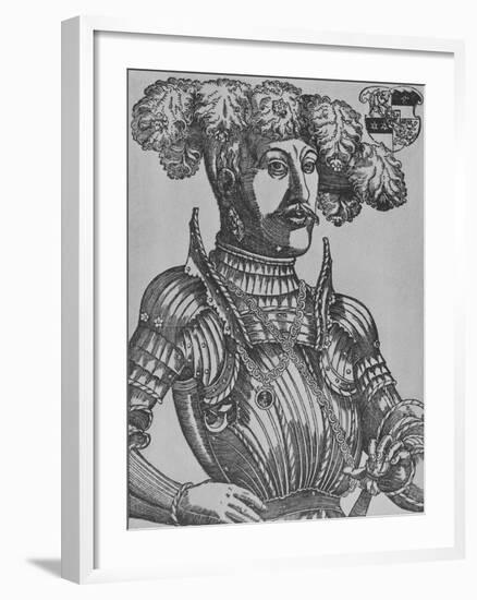 Philip I, Landgrave of Hesse (Woodcut)-German-Framed Giclee Print