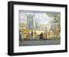 Philip II Being Proclaimed King of Castile, March 28, 1556, Painted Talavera Tiles, 16th Century-null-Framed Giclee Print