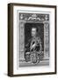 Philip II, King of Spain from 1556, (1735)-George Vertue-Framed Giclee Print