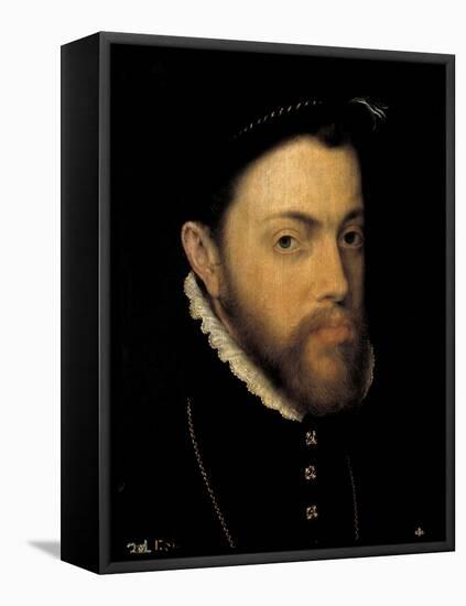 Philip II of Spain, 1555-1558-Antonis Mor-Framed Stretched Canvas