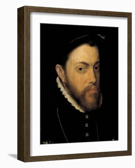 Philip II of Spain, 1555-1558-Antonis Mor-Framed Giclee Print