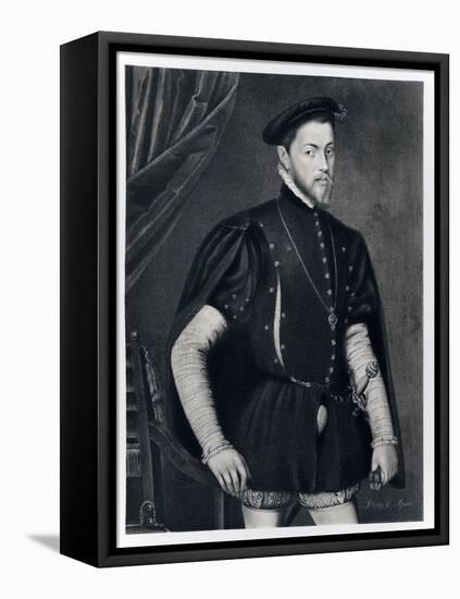 Philip II of Spain-Anthonis van Dashorst Mor-Framed Stretched Canvas