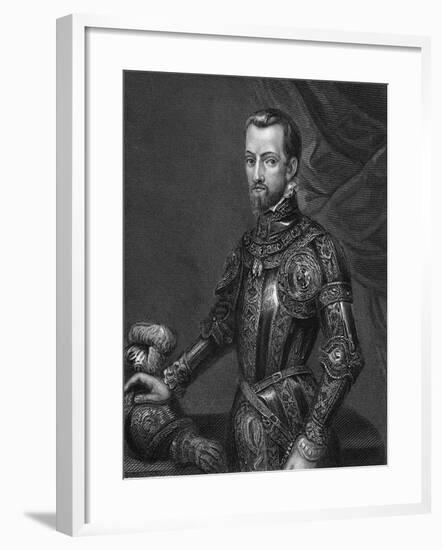 Philip Ii the King of Spain-null-Framed Giclee Print