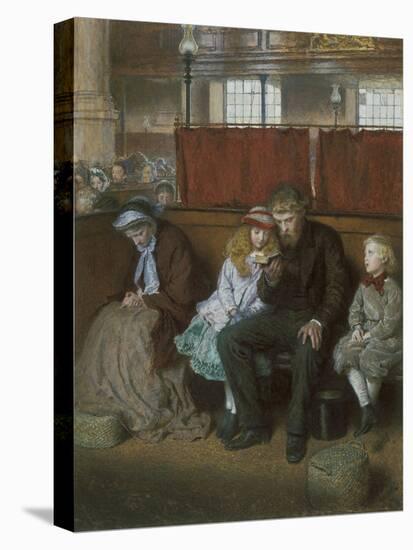 Philip in Church-Frederick Walker-Stretched Canvas