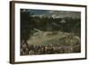 Philip IV Hunting Wild Boar (La Tela Rea), C. 1632-1637-Diego Velazquez-Framed Giclee Print