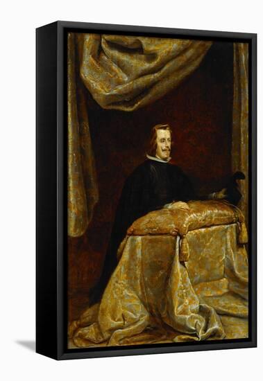 Philip IV of Spain (1621-1665), Praying-Diego Velazquez-Framed Stretched Canvas