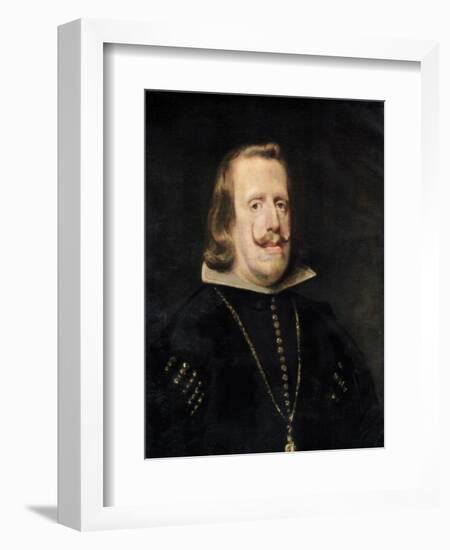 Philip IV of Spain, C1656-Diego Velazquez-Framed Giclee Print