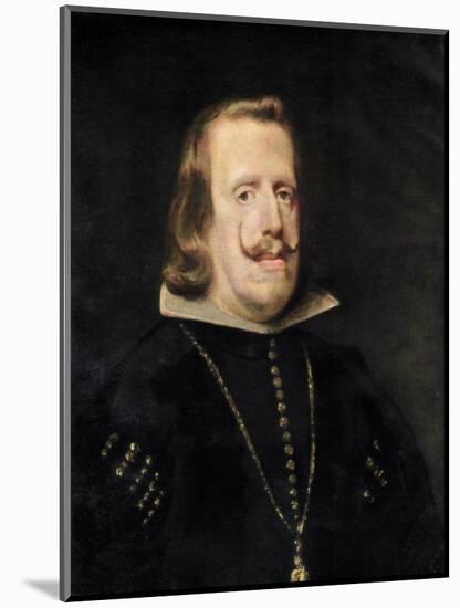 Philip IV of Spain, C1656-Diego Velazquez-Mounted Giclee Print