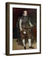 Philip IV of Spain in Brown and Silver, C1631-1632-Diego Velazquez-Framed Giclee Print
